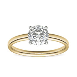 Diamond Zircon Ring